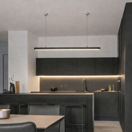 Brilagi - LED viseće svetlo FULLDAY LED/30/40/50W/230V 2700/4000/6000K 150 cm crno