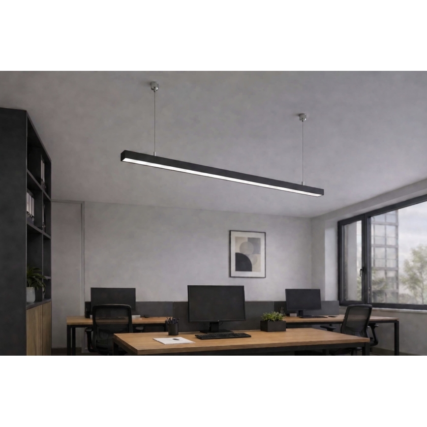 Brilagi - LED viseće svetlo FULLDAY LED/30/40/50W/230V 2700/4000/6000K 150 cm crno