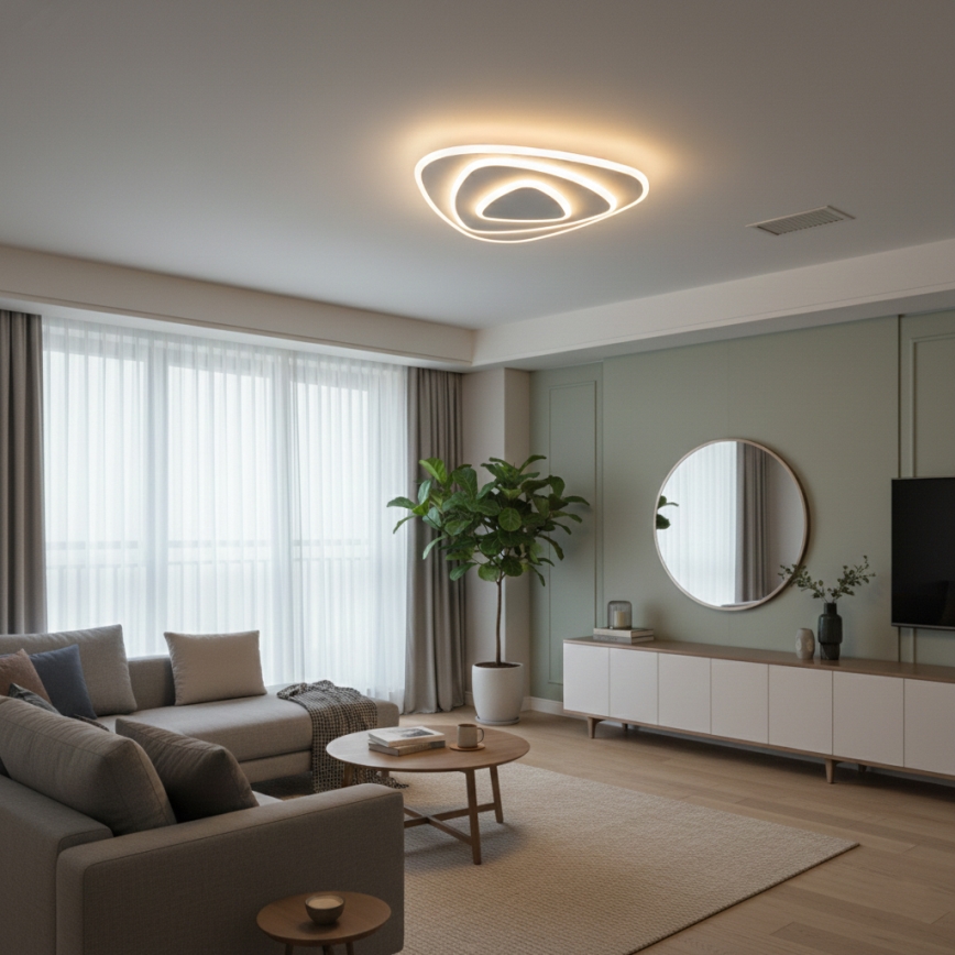 Brilagi - LED prigušiva stropna svetiljka MODERN LED/58W/230V 3000-6000K 47x48,5 cm + daljinski upravljač