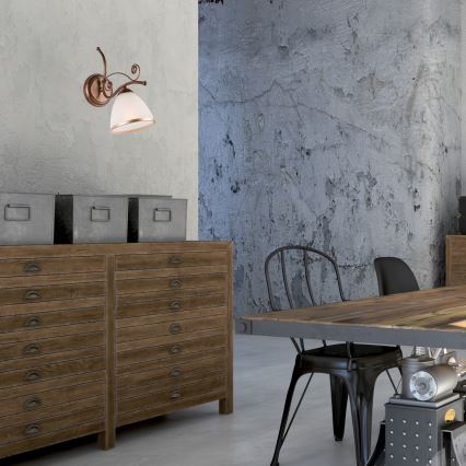 Brilagi - LED zidna lampa ANTICO 1xE27/60W/230V patinirana bronza