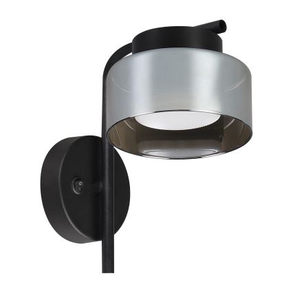 Brilagi - LED Zidna lampa AURA LUX 1xGX53/30W/230V crna/dimljena