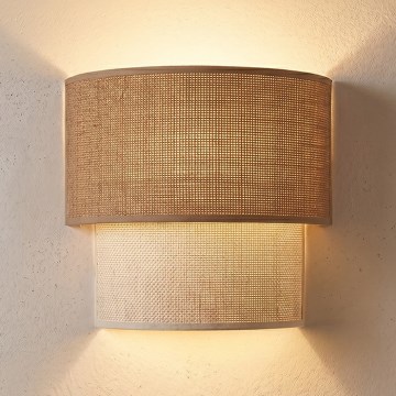 Brilagi - LED zidna lampa BOHO ECO 1xE27/10W/230V bež/krem