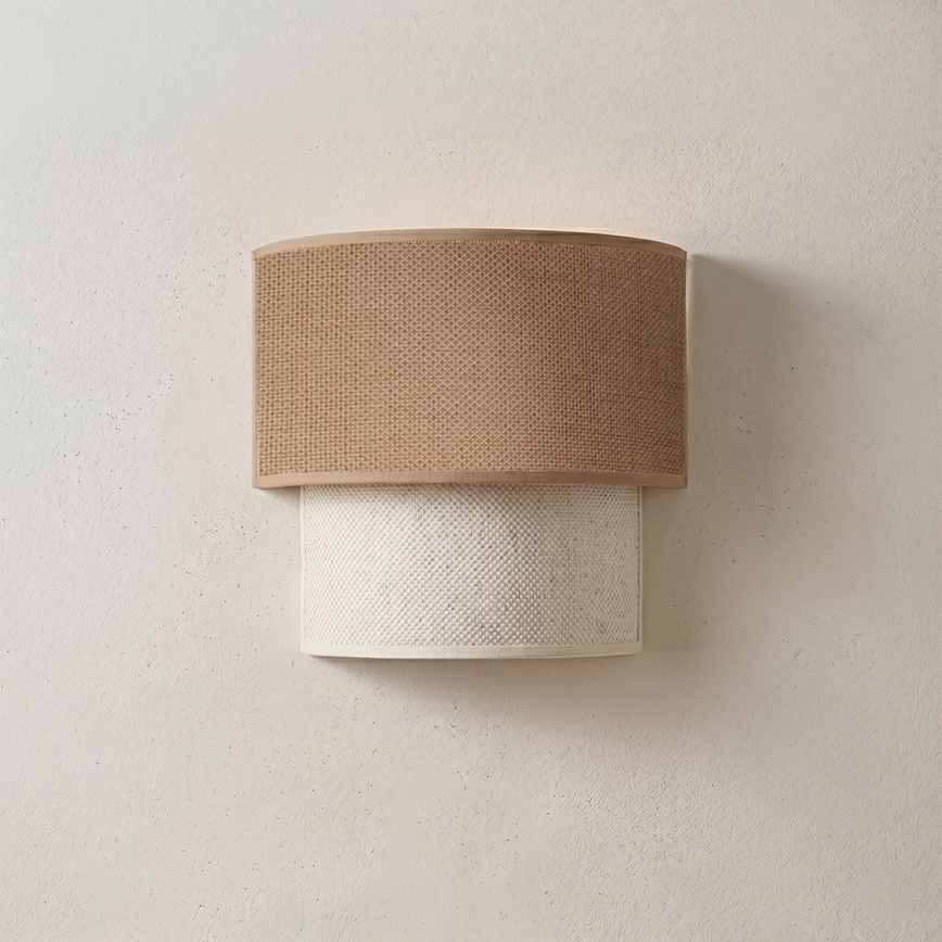 Brilagi - LED zidna lampa BOHO ECO 1xE27/10W/230V bež/krem
