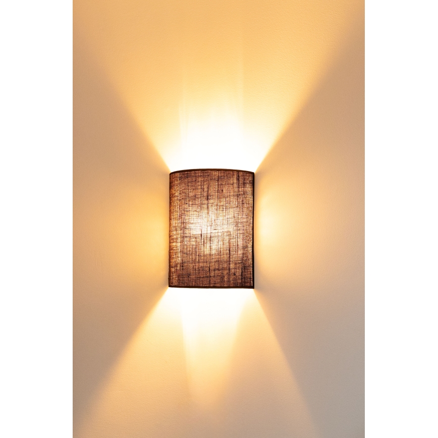 BRILAGI - LED zidna lampa BOHO STYLE 1xE27/15W/230V braon