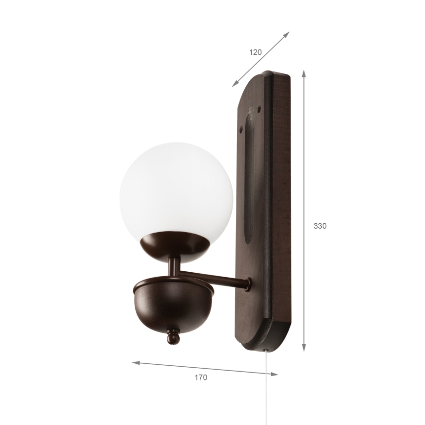 Brilagi - LED zidna lampa COTTAGE 1xG9/40W/230V buk/bela