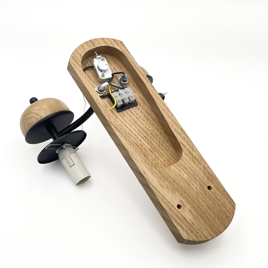 Brilagi - LED zidna lampa COTTAGE 2xE14/40W/230V hrast/braon