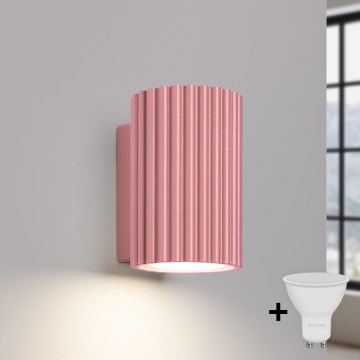 Brilagi - LED zidna lampa CRESTO 1xGU10/10W/230V 10 cm ružičasta