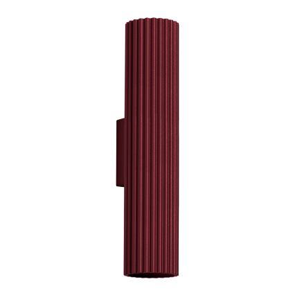 Brilagi - LED zidna lampa CRESTO 2xGU10/10W/230V 30 cm bordo