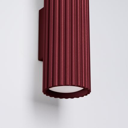 Brilagi - LED zidna lampa CRESTO 2xGU10/10W/230V 30 cm bordo