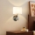 Brilagi - LED zidna lampa DAYA 1xE14/40W/230V + LED/3W bela/mat hrom