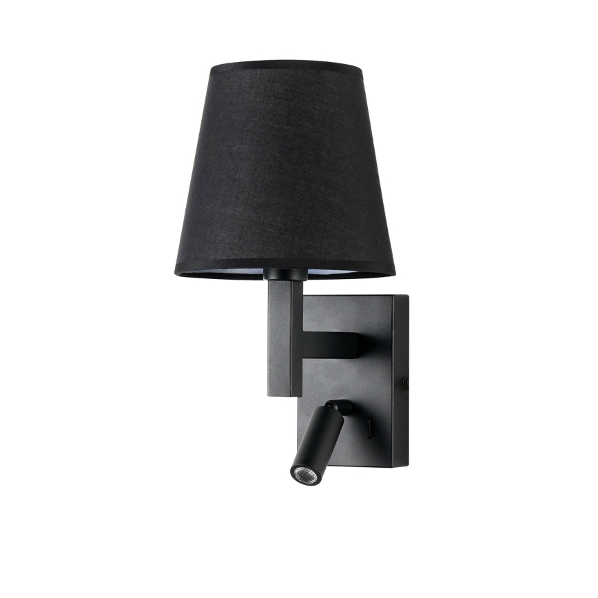 Brilagi - LED zidna lampa DEYA 1xE14/40W/230V + LED/3W crna