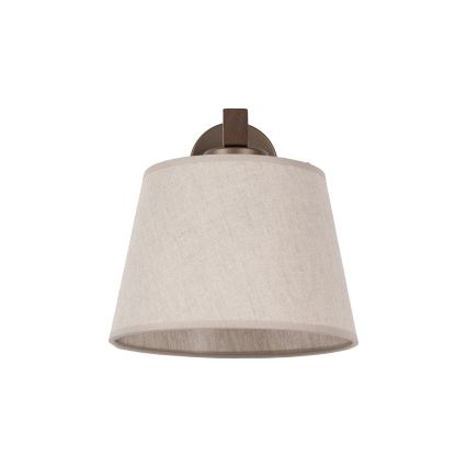 BRILAGI - LED zidna lampa LATTE 1xE27/15W/230V borovina/bež