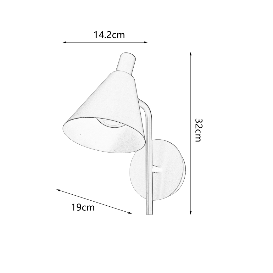 Brilagi - LED zidna lampa LUCERA LED/3W/230V bela