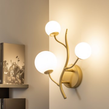 Brilagi - LED zidna lampa MISTEL 3xG9/3W/230V zlatna/bela