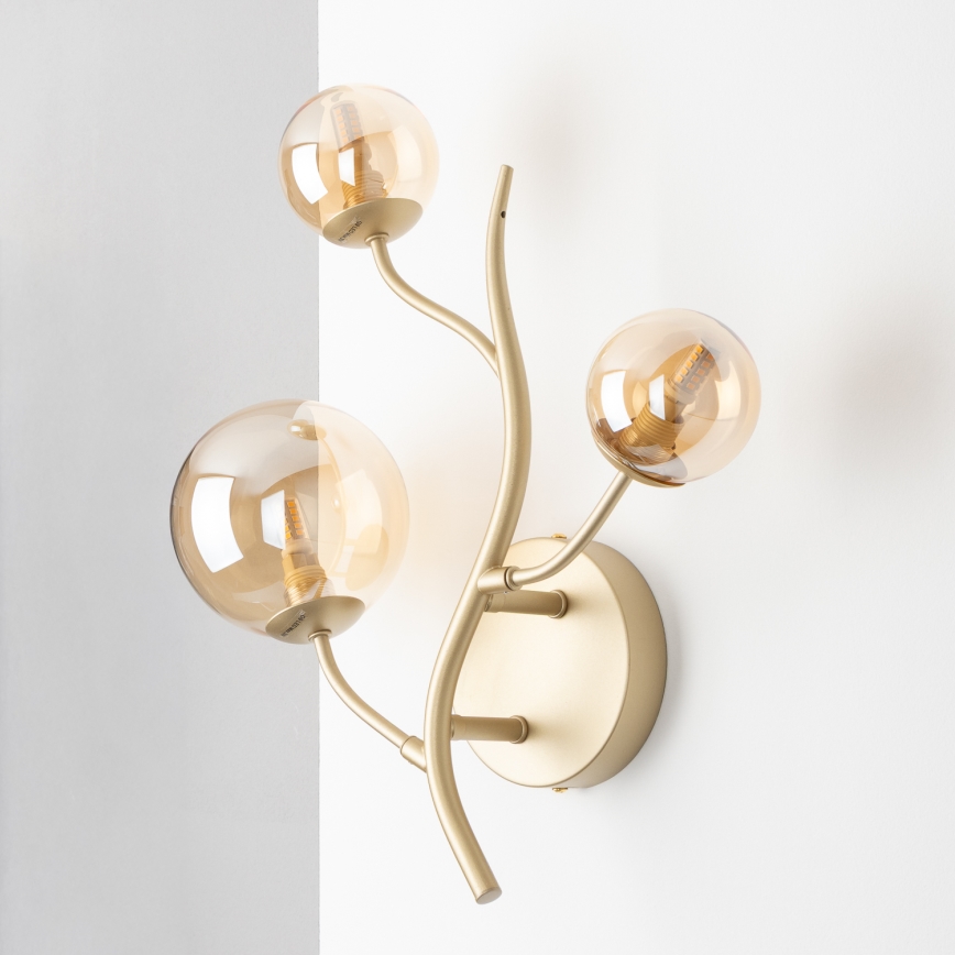 Brilagi - LED zidna lampa MISTEL 3xG9/3W/230V zlatna