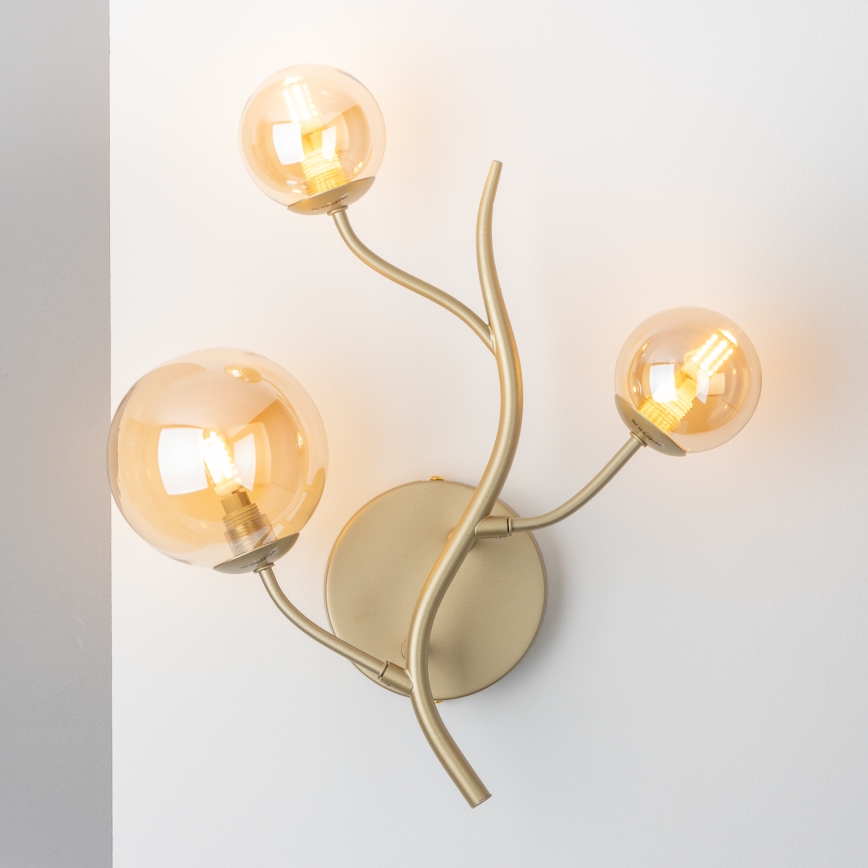 Brilagi - LED zidna lampa MISTEL 3xG9/3W/230V zlatna