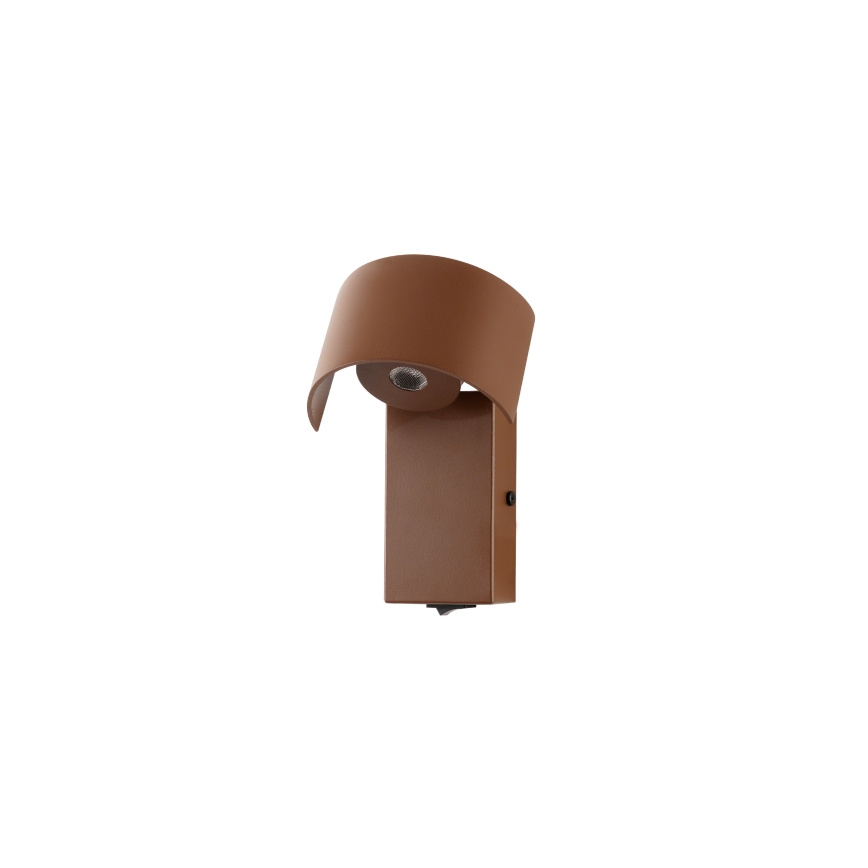 Brilagi - LED zidna lampa VASTO LED/3W/230V braon