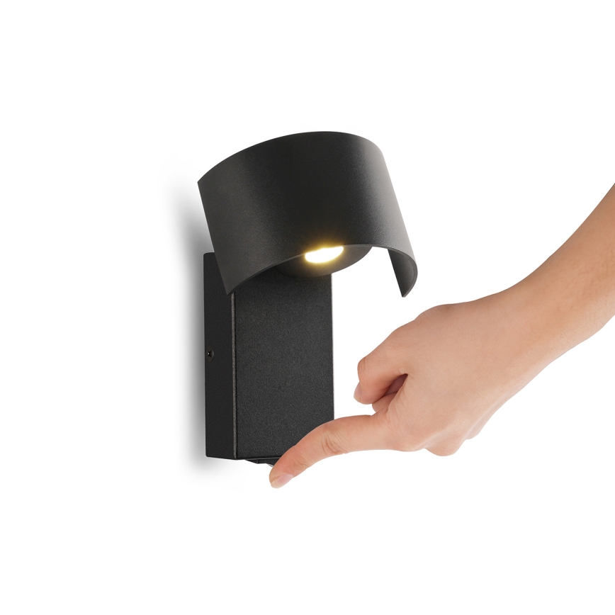 Brilagi - LED zidna lampa VASTO LED/3W/230V crna