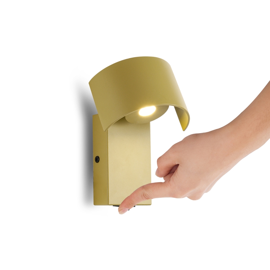 Brilagi - LED zidna lampa VASTO LED/3W/230V žuta
