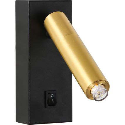 Brilagi - LED zidna reflektorska lampa MAYA 1xG9/7W/230V crna/zlatna