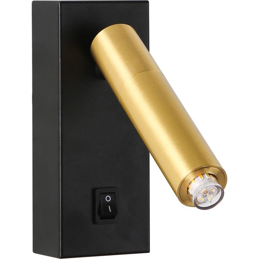 Brilagi - LED zidna reflektorska lampa MAYA 1xG9/7W/230V crna/zlatna