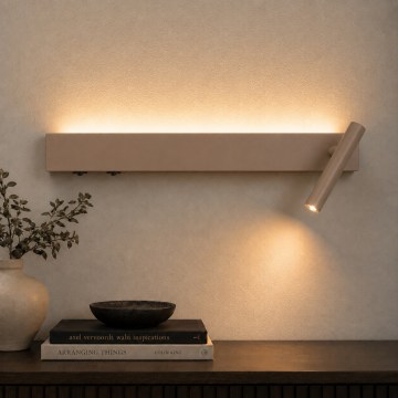 BRILAGI - LED zidna reflektorska svetiljka ARLIX LED/3W/230V + LED/7W bež CRI 90
