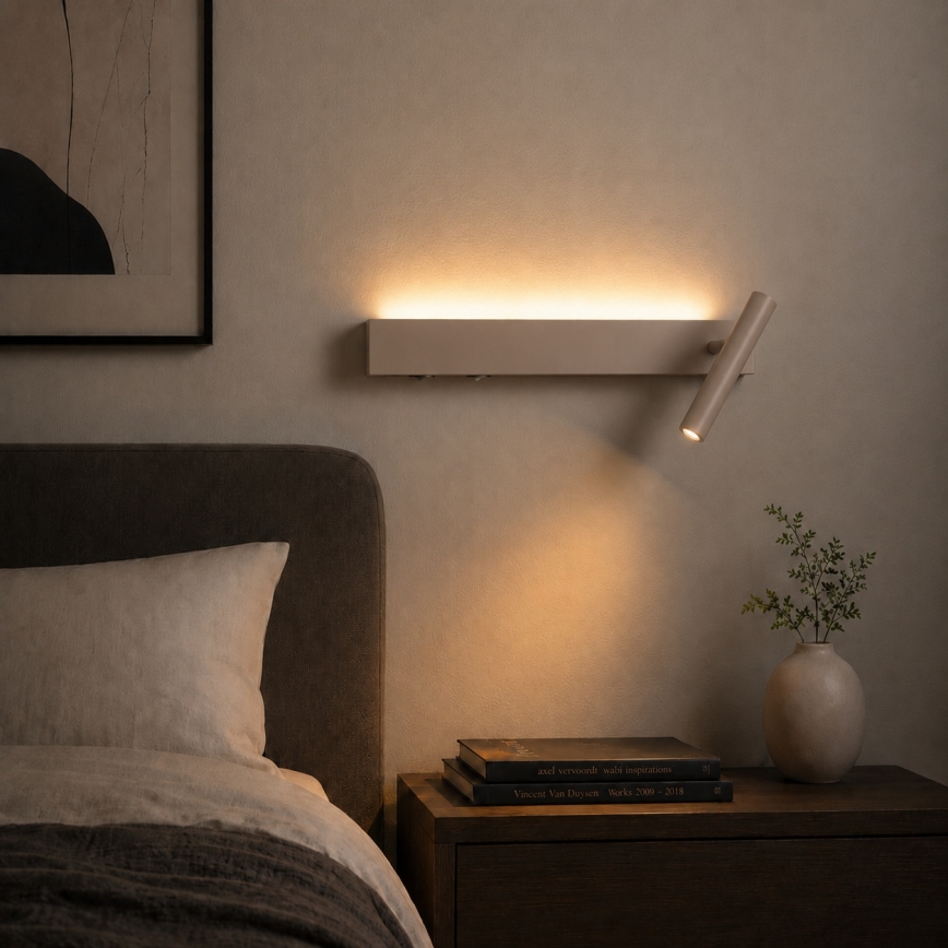 BRILAGI - LED zidna reflektorska svetiljka ARLIX LED/3W/230V + LED/7W bež CRI 90