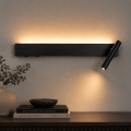 BRILAGI - LED zidna reflektorska svetiljka ARLIX LED/3W/230V + LED/7W crna CRI 90