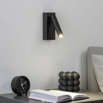 Brilagi - LED zidna reflektorska svetiljka MAYA LED/3W/230V 4000K crna