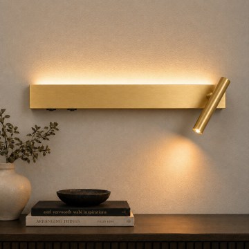 BRILAGI - LED zidna spot svetiljka ARLIX LED/3W/230V + LED/7W zlatna CRI 90