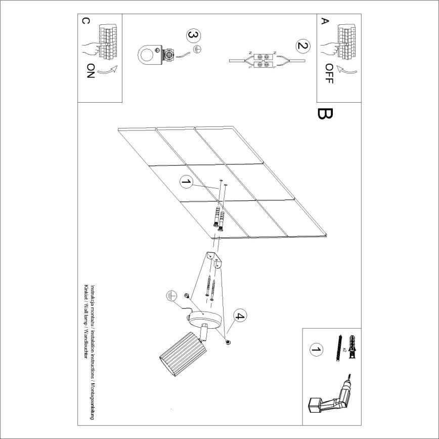 Brilagi - LED zidna spot svetiljka CRESTO 1xGU10/10W/230V crvena