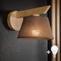 Brilagi - LED  Zidna svetiljka ANTHONY 1xE14/40W/230V hrast/smeđa