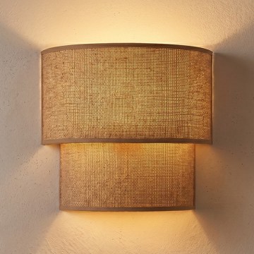 Brilagi - LED zidna svetiljka BOHO ECO 1xE27/10W/230V bež