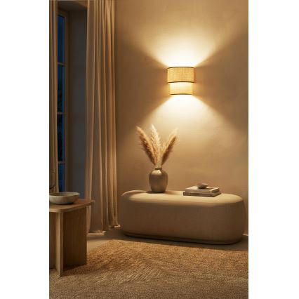 Brilagi - LED zidna svetiljka BOHO ECO 1xE27/10W/230V bež