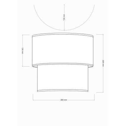 Brilagi - LED zidna svetiljka BOHO ECO 1xE27/10W/230V bež