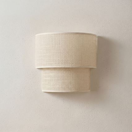 Brilagi - LED zidna svetiljka BOHO ECO 1xE27/10W/230V krem