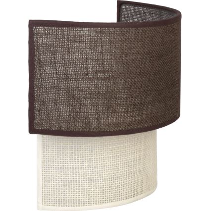 Brilagi - LED zidna svetiljka BOHO ECO 1xE27/10W/230V smeđa/krem