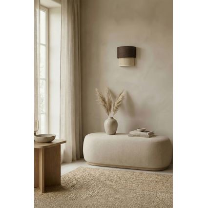 Brilagi - LED zidna svetiljka BOHO ECO 1xE27/10W/230V smeđa/krem