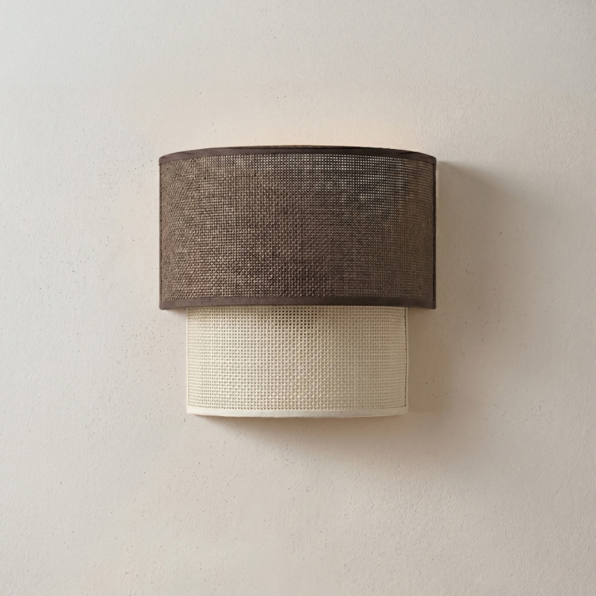 Brilagi - LED zidna svetiljka BOHO ECO 1xE27/10W/230V smeđa/krem