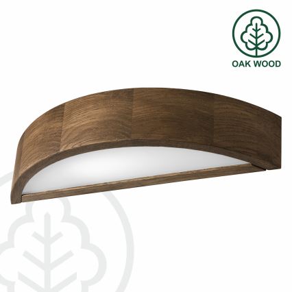Brilagi - LED zidna svetiljka CARVALHO 1xE27/15W/230V hrast orah