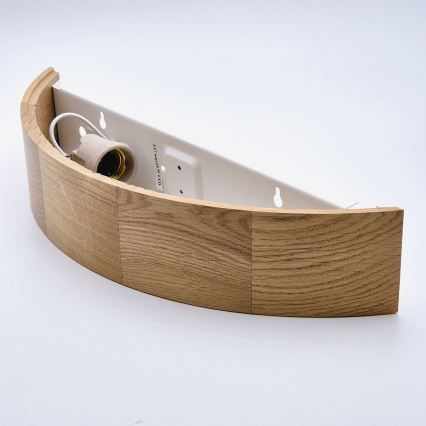 Brilagi - LED zidna svetiljka CARVALHO 1xE27/60W/230V hrast