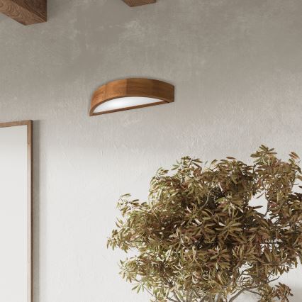 Brilagi - LED zidna svetiljka CARVALHO 1xE27/60W/230V hrast-trešnja