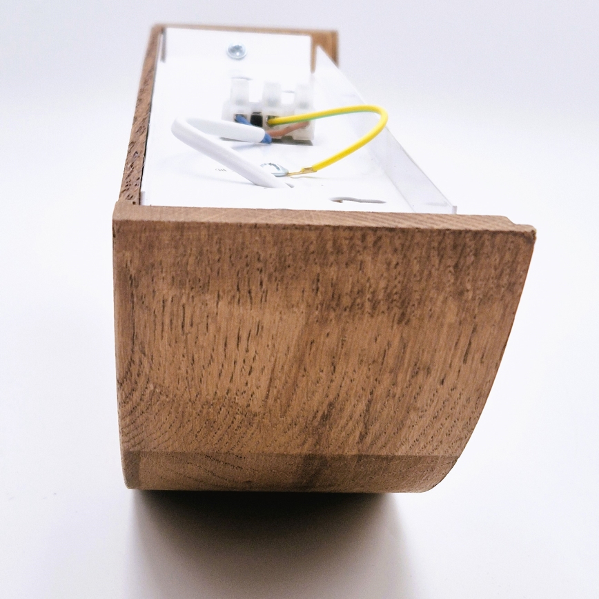 Brilagi - LED zidna svetiljka CARVALHO 1xE27/60W/230V hrast-trešnja