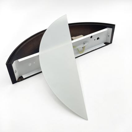 Brilagi - LED zidna svetiljka CARVALHO SMOKEY 1xE27/60W/230V hrast