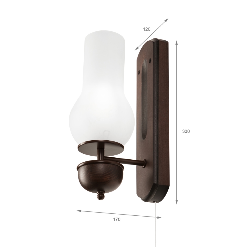 Brilagi - LED zidna svetiljka COTTAGE 1xE14/40W/230V buk/bela