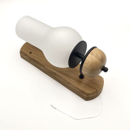 Brilagi - LED zidna svetiljka COTTAGE 1xE14/40W/230V hrast/bela