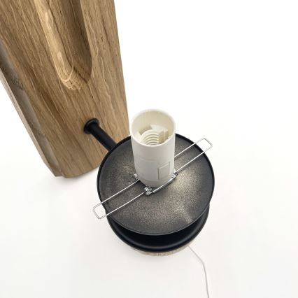 Brilagi - LED zidna svetiljka COTTAGE 1xE14/40W/230V hrast/bela