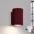 Brilagi - LED zidna svetiljka CRESTO 1xGU10/10W/230V 10 cm bordo