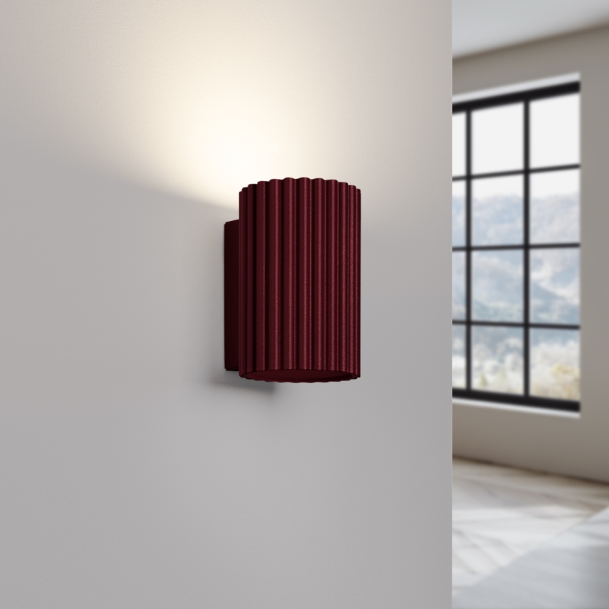 Brilagi - LED zidna svetiljka CRESTO 1xGU10/10W/230V 10 cm bordo
