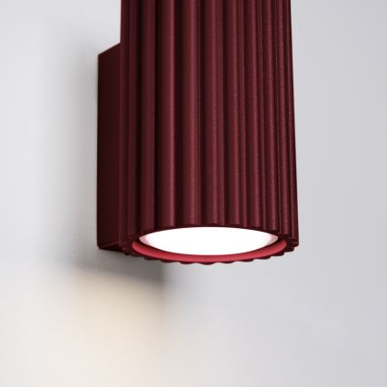 Brilagi - LED zidna svetiljka CRESTO 1xGU10/10W/230V 10 cm bordo